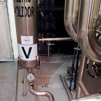 Execução de projeto: Adequação CIP, Sala de envase de refrigerante - Metaltec Montagens 