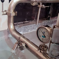 Execução de projeto: Adequação CIP, Sala de envase de refrigerante - Metaltec Montagens 