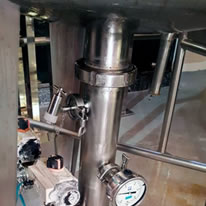 Execução de projeto: Adequação CIP, Sala de envase de refrigerante - Metaltec Montagens 