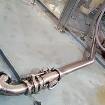 Execução de projeto: Adequação CIP, Sala de envase de refrigerante - Metaltec Montagens 