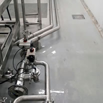 Execução de projeto: Adequação CIP, Sala de envase de refrigerante - Metaltec Montagens 