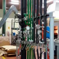 Execução de projeto: Envase de óleo - Metaltec Montagens