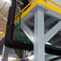 Execução de projeto: Envase de óleo - Metaltec Montagens