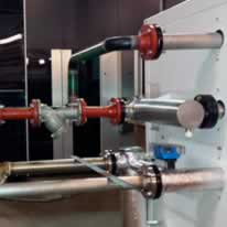 Execução de projeto: Montagem Chiller e Sistema de baixa pressão de ar comprimido - Metaltec Montagens