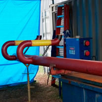 Execução de projeto: Resfriamento industrial por amônia - Metaltec Montagens