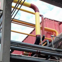 Execução de projeto: Resfriamento industrial por amônia - Metaltec Montagens